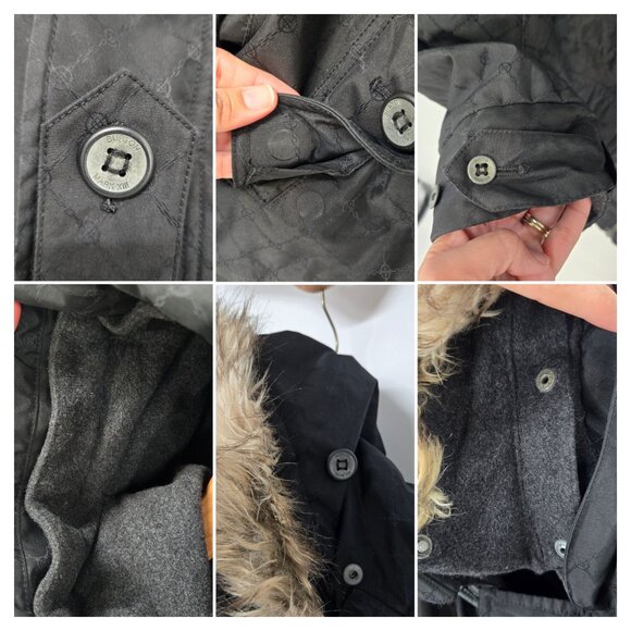 Burton Mark XIII Black Sovereign Snow Jacket Cashmere Wool Lining Men's Size XL - Picture 8 of 12